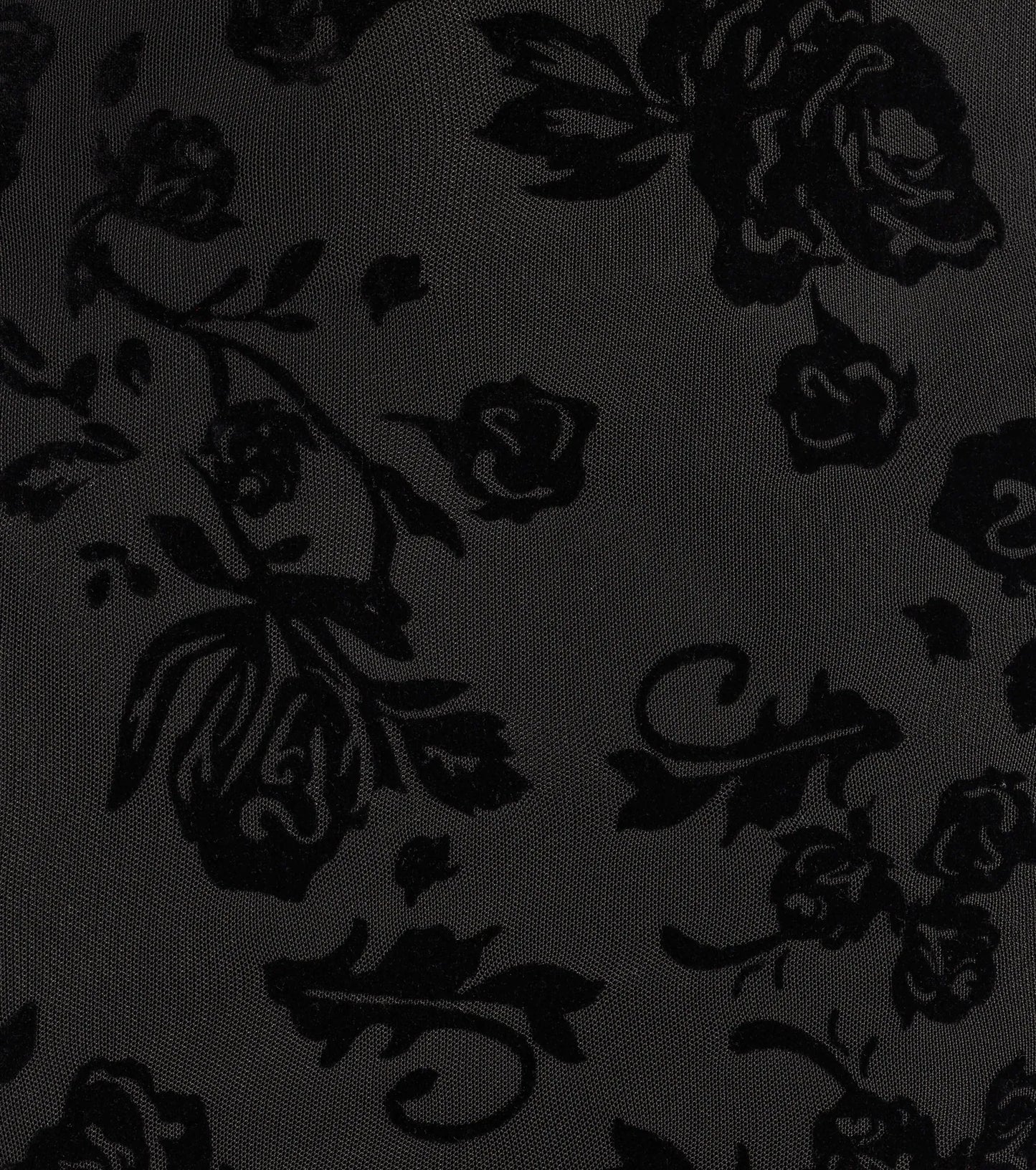 Heart Breaker Velvet Floral Pattern Halter Mini Dress