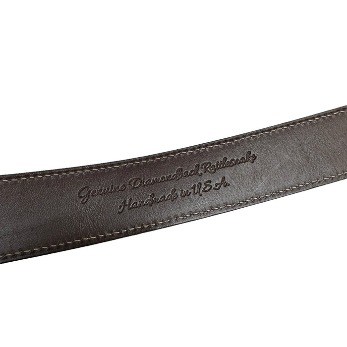 Men Python Leather Belt - 34