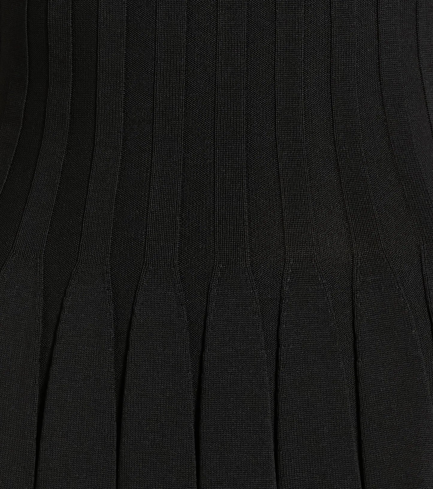 Radiant Cutie Halter Rib Knit Skater Mini Dress