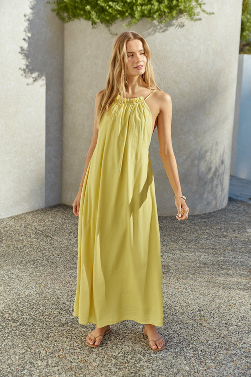 Not So Little Miss Maxi Dress Yellow