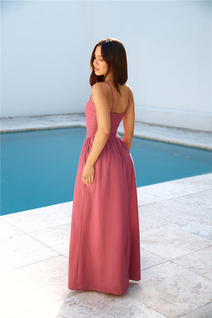 SEVEN WONDERS Zephy Maxi Dress Rose