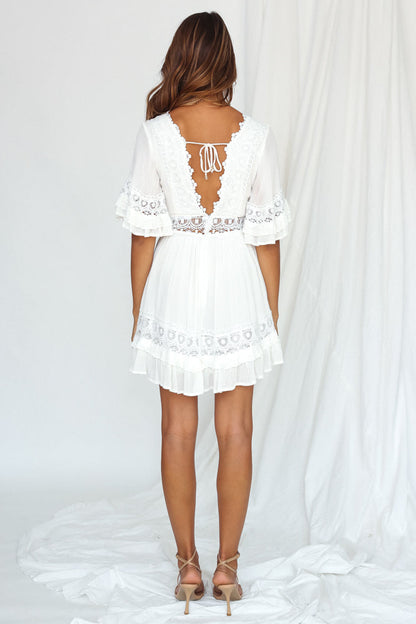 Sultana Dress White