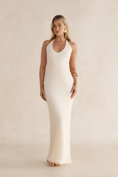 Kimali Maxi Dress Cream
