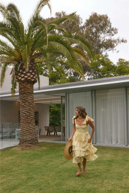 Dalia Maxi Dress Yellow