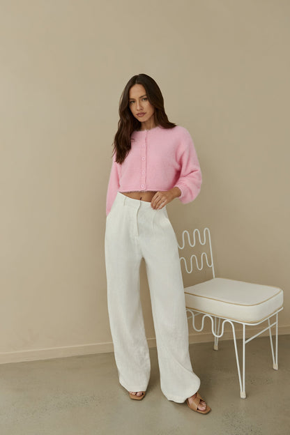 Cloud Nine Fluffy Cardigan Pink