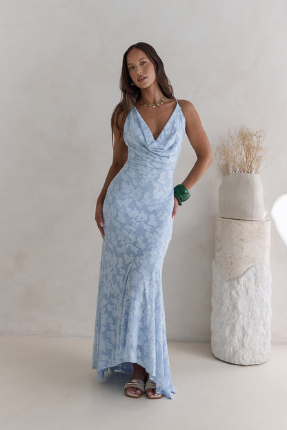 Tales From The Riviera Maxi Dress Blue