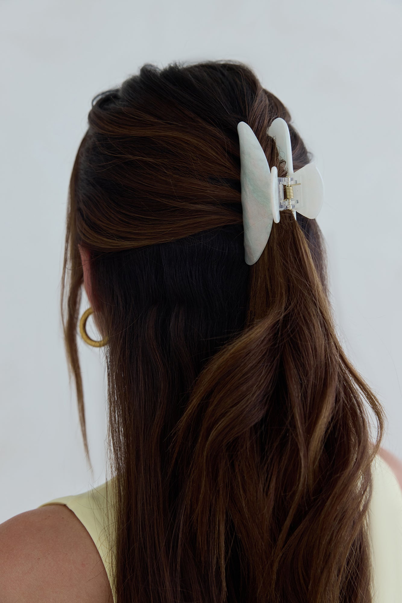 Sundown Claw Clip White