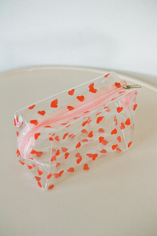 Heart Cosmetics Bag