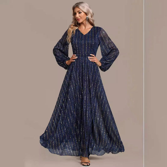 Arrival Middle East Sequ Dress Socialite Dress Sequined Dress for Cocktail