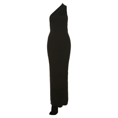 Backless Halter Sheath Slim Fit Evening Dress Dress for