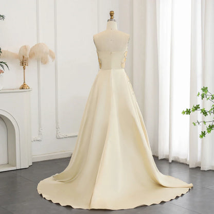 Beaded Butterfly  Evening Dress