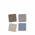 Square Coasters in Cobblestone (Set of 4)