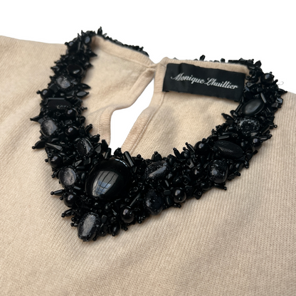 Beige Cashmere Top - M