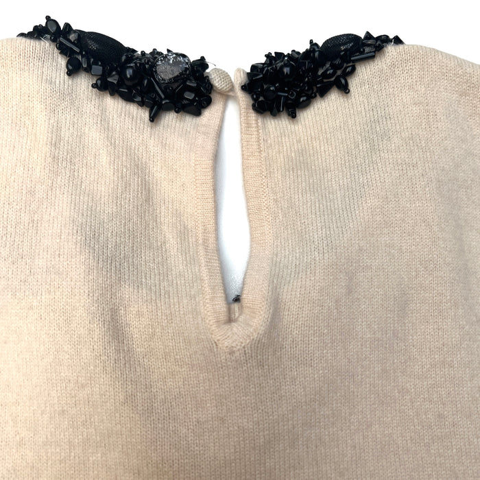 Beige Cashmere Top - M