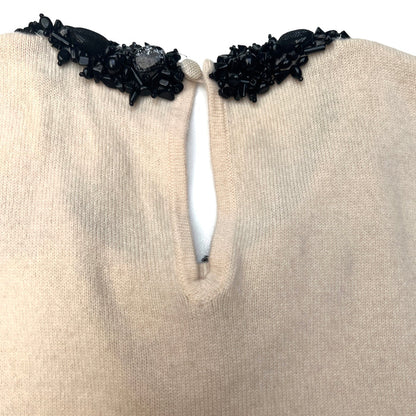 Beige Cashmere Top - M