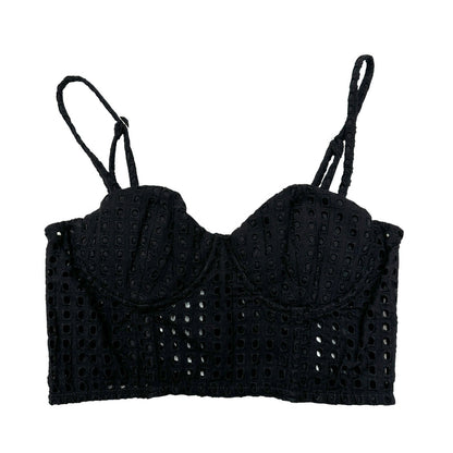 Black Bralette - S