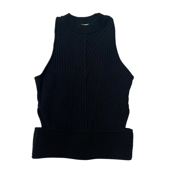 Black Cropped Top & Skirt Set - XS/S