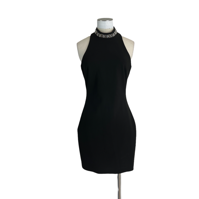Black Dress with Crystals - 4