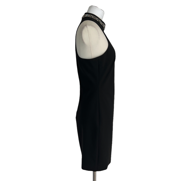 Black Dress with Crystals - 4