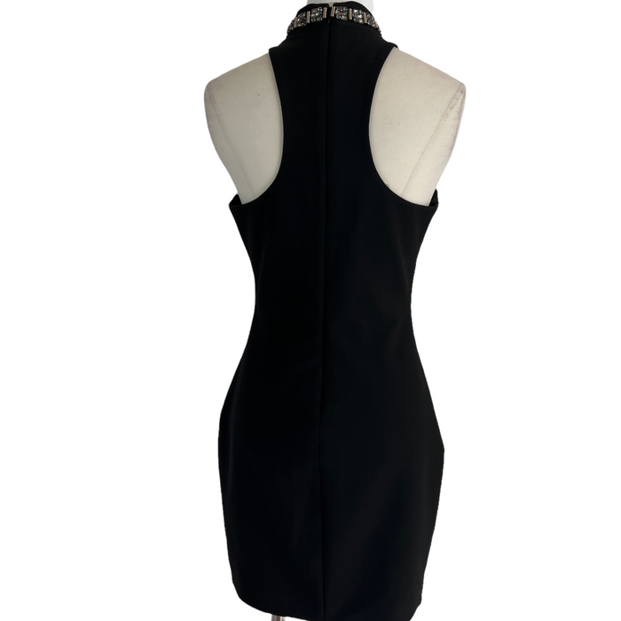 Black Dress with Crystals - 4