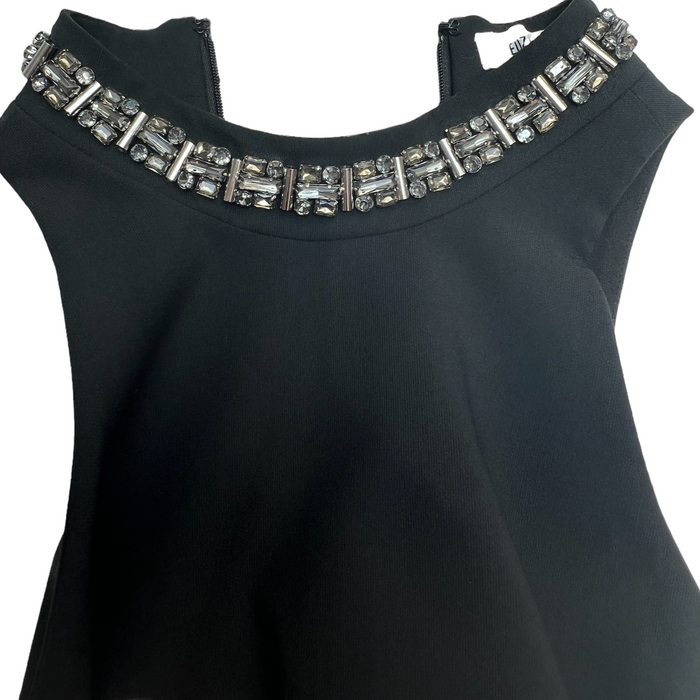 Black Dress with Crystals - 4