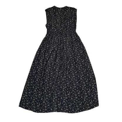 Black Floral Dress - L