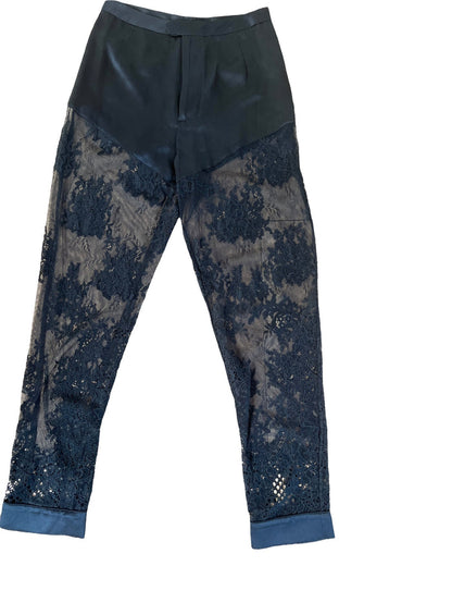 Black Lace Pants - 4