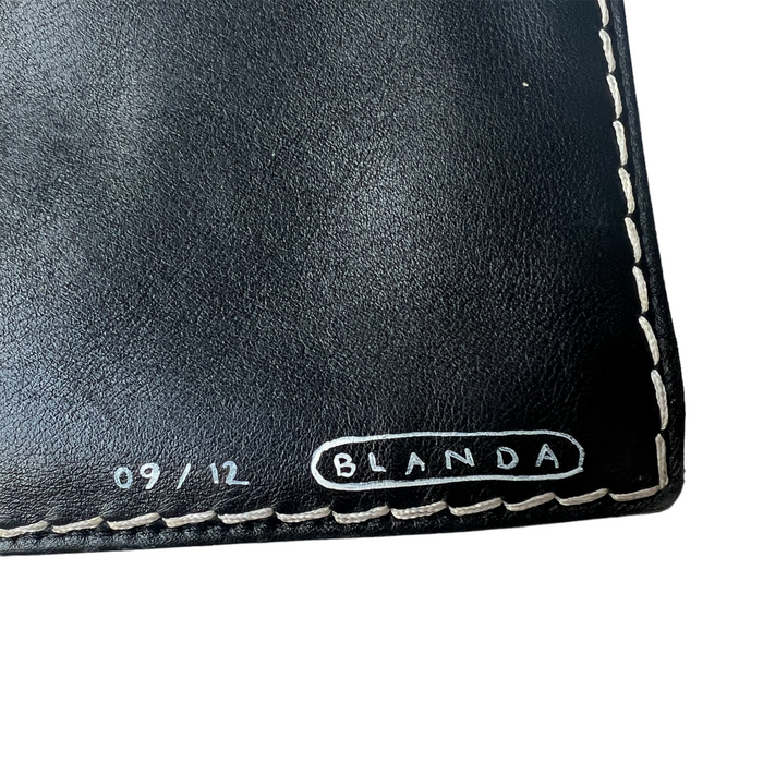 Black Leather Clutch