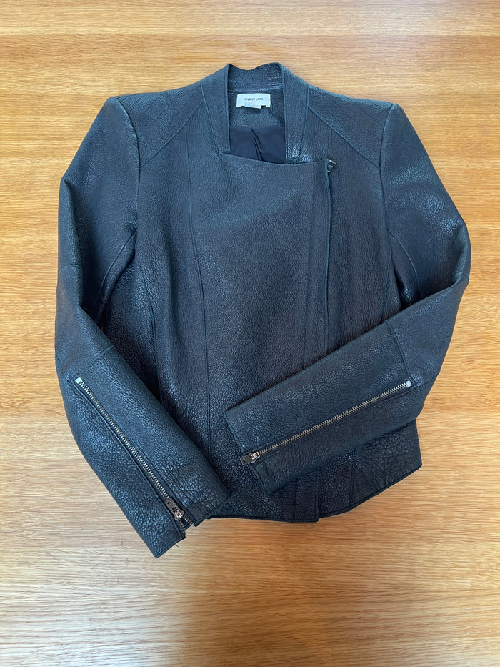 Black Leather Jacket - S