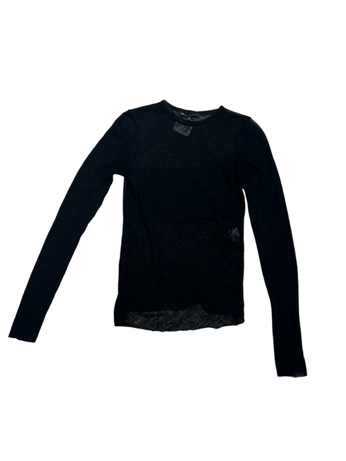 Black long sleeves top - 2