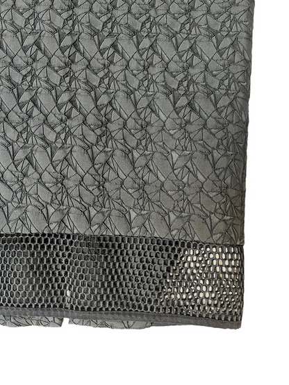 Black Mesh Cutout Dress - 2