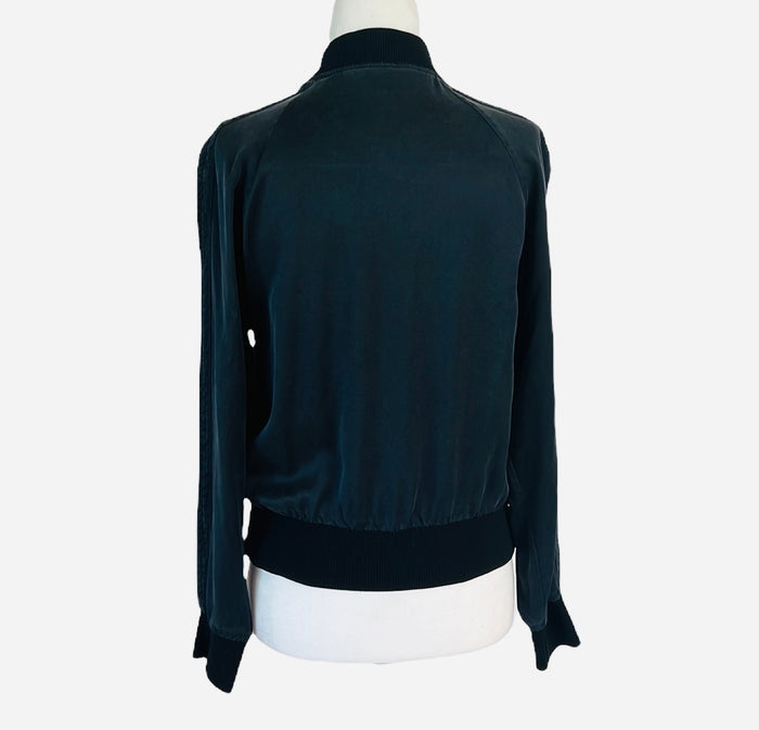 Black Silk Bomber - S