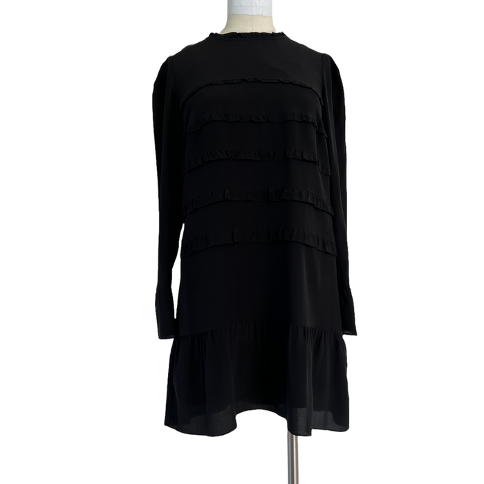 Black Silk Dress - S