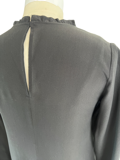 Black Silk Dress - S