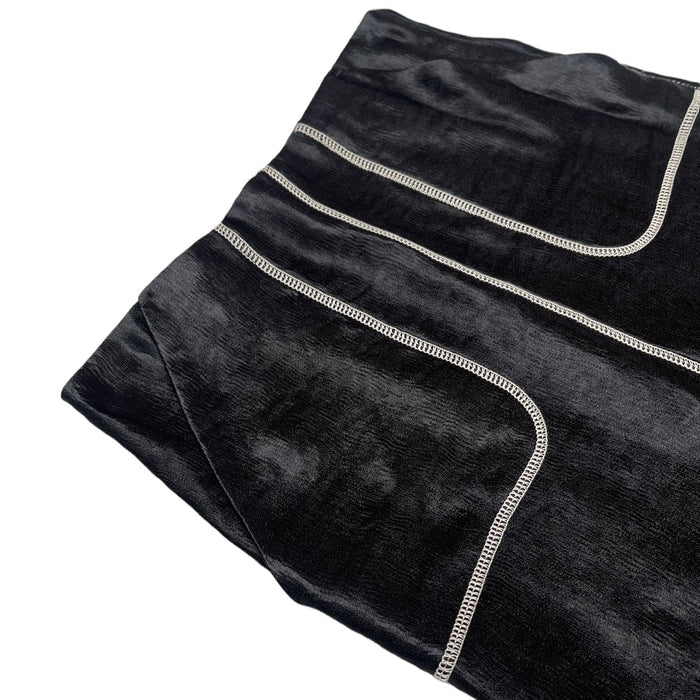 Black Straight Skirt - S