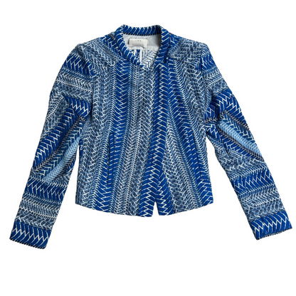 Blue Print Jacket - S