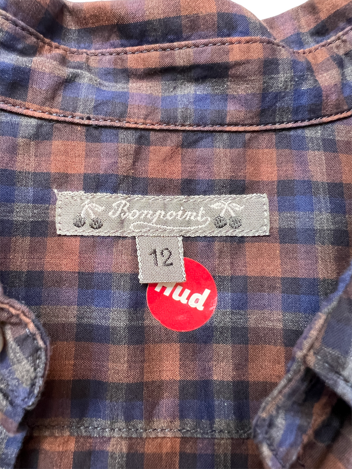 Boys Plaid Shirt - 12