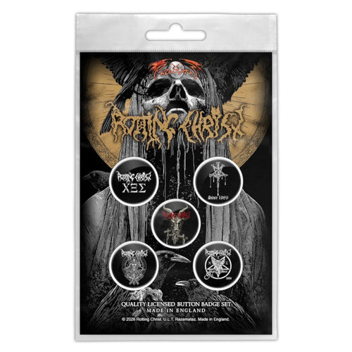 Button Badge Set - Rotting Christ - We Are The Damned Generation