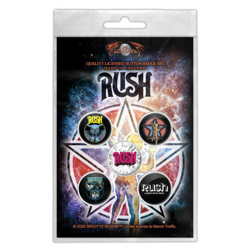 Button Badge Set - Rush - Starman