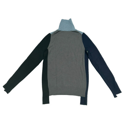 Colorblock Turtleneck Sweater - XS