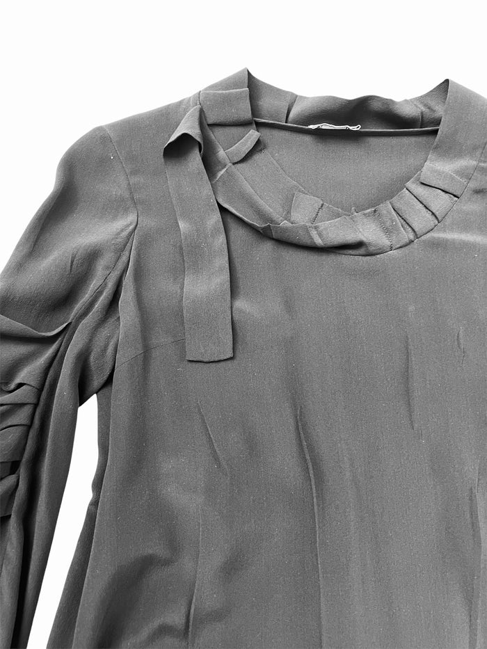 Crewneck Black Blouse - S