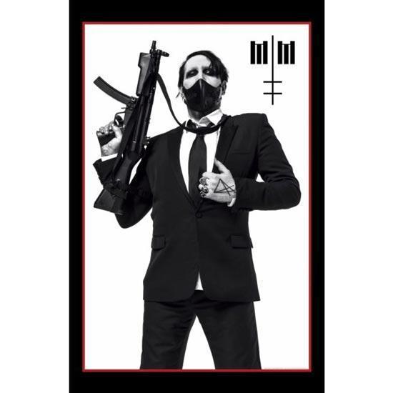 Deluxe Flag - Marilyn Manson - Machine Gun-Metalomania