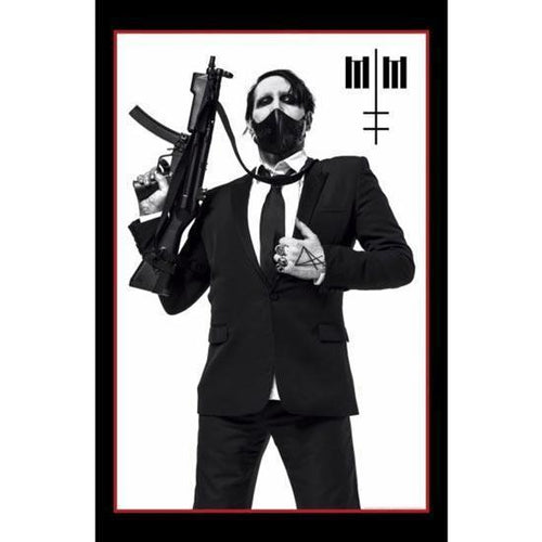 Deluxe Flag - Marilyn Manson - Machine Gun-Metalomania
