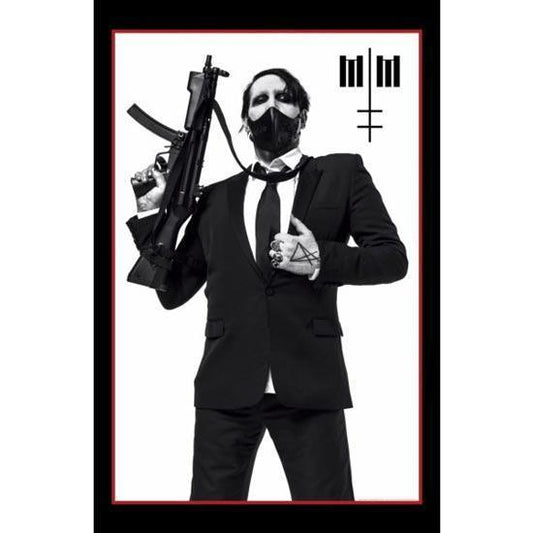 Deluxe Flag - Marilyn Manson - Machine Gun-Metalomania