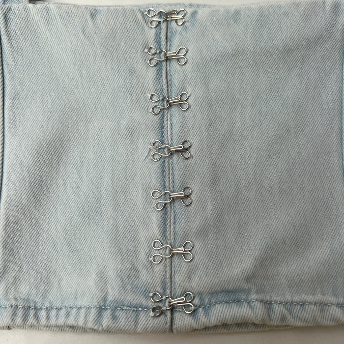 Denim Bralette - S