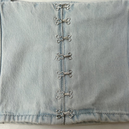 Denim Bralette - S