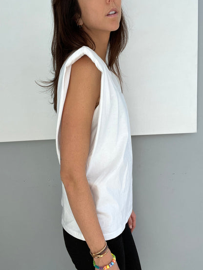 Eva Padded Shoulder Muscle T-Shirt