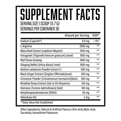 Exalt Supplement Facts