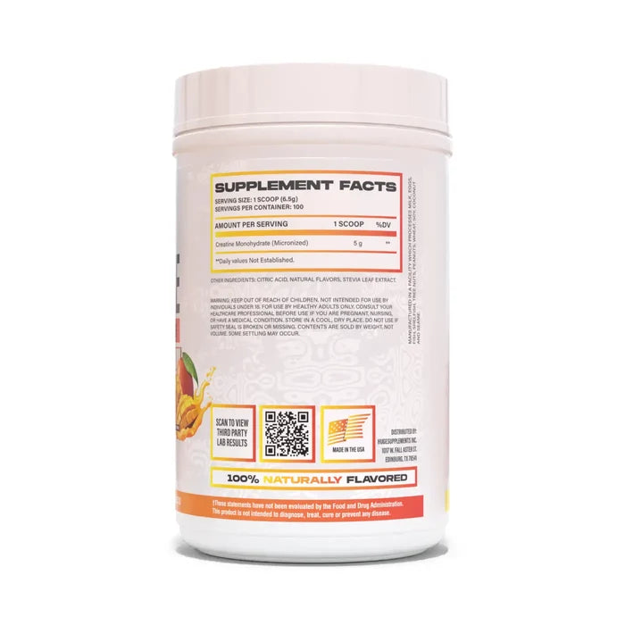 Creatine Monohydrate 3rd party tested