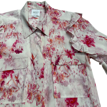 Flower Print Shirt - S